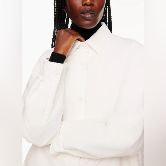 Aritzia babaton birch merit shirt jacket shacket size xxs 2xs new - Picture 6 of 14